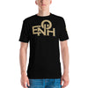 BLACK ENOH BLACK &amp; GOLD TEE