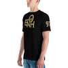 BLACK ENOH BLACK &amp; GOLD TEE