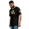 BLACK ENOH BLACK &amp; GOLD TEE