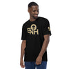 BLACK ENOH BLACK &amp; GOLD TEE