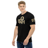 BLACK ENOH BLACK &amp; GOLD TEE