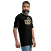 BLACK ENOH BLACK &amp; GOLD TEE