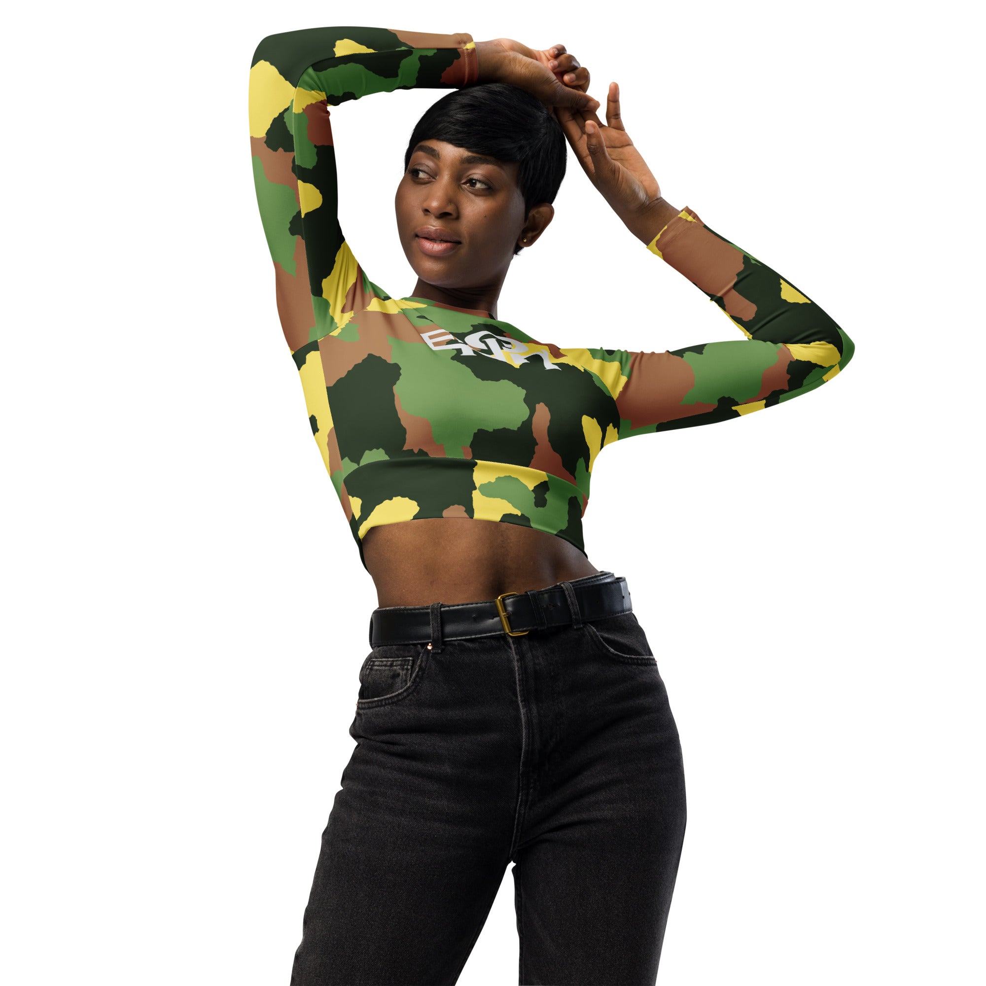 WOMEN'S CAMO II LONG-SLEEVE CROP