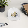 ENOH BLACK &amp; GOLD FLAT BILL CAP