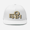 ENOH BLACK &amp; GOLD FLAT BILL CAP