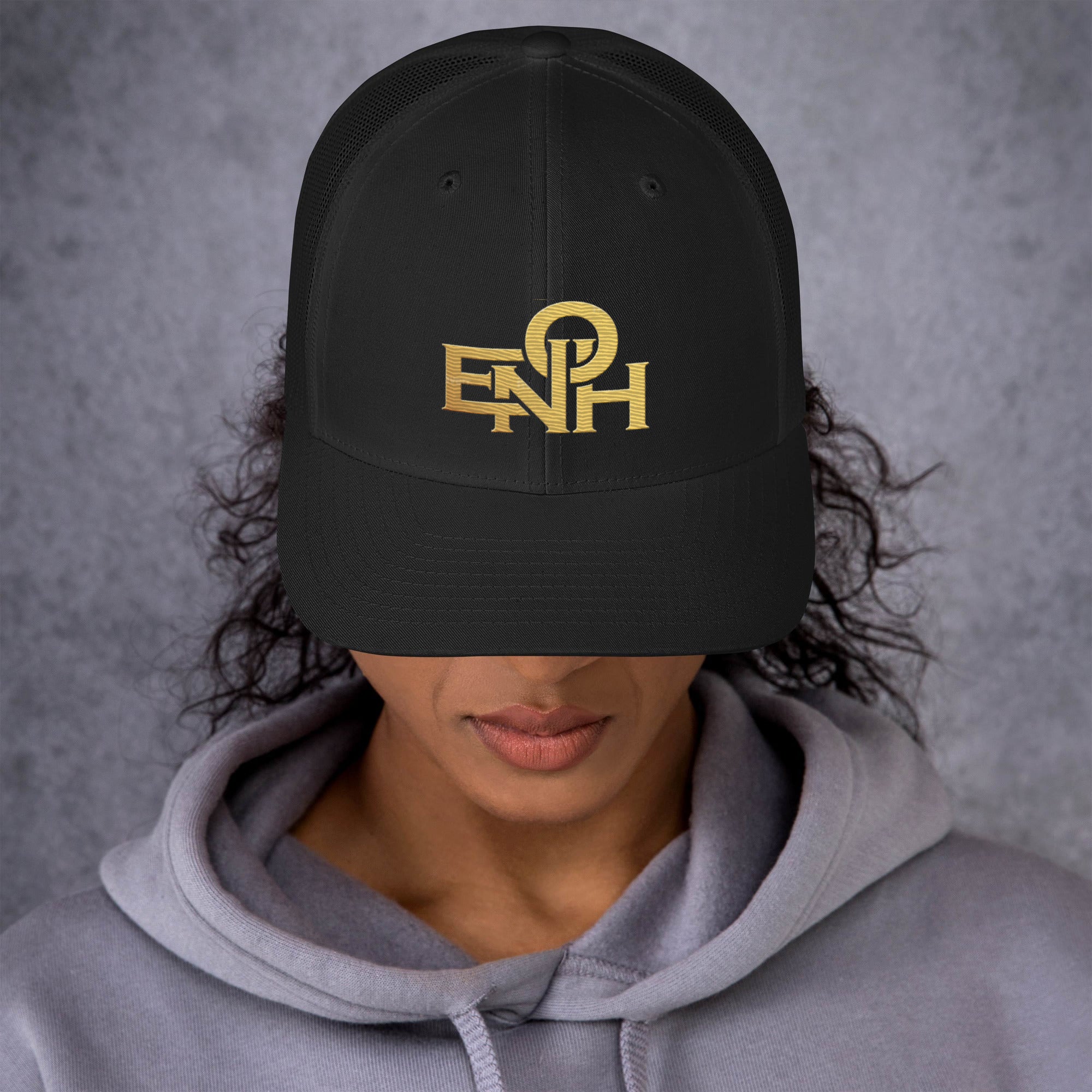 ENOH GOLD TRUCKER CAP