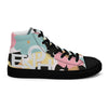 WOMEN&#39;S ENOH PATTERN XXIV HI TOP CANVAS