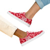 WOMEN&#39;S PATTERN XXV LACE-UP CANVAS